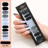 Waterproof Baking-free Summer New Nail Beauty Stickers 22 Fingers