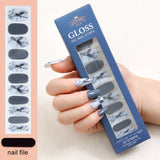 Waterproof Baking-free Summer New Nail Beauty Stickers 22 Fingers