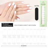 Waterproof Baking-free Summer New Nail Beauty Stickers 22 Fingers