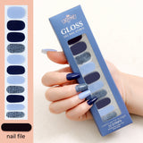 Waterproof Baking-free Summer New Nail Beauty Stickers 22 Fingers