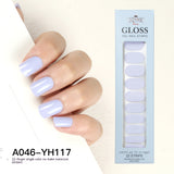 Waterproof Baking-free Summer New Nail Beauty Stickers 22 Fingers