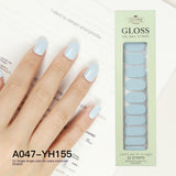 Waterproof Baking-free Summer New Nail Beauty Stickers 22 Fingers